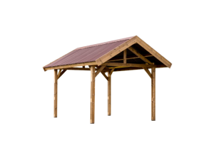 Auvent 1 pente autoporté